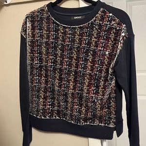DKNY sequined sweatshirt